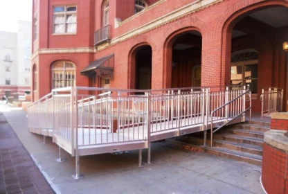 ADA compliant wheelchair ramp installed by 101 Mobility