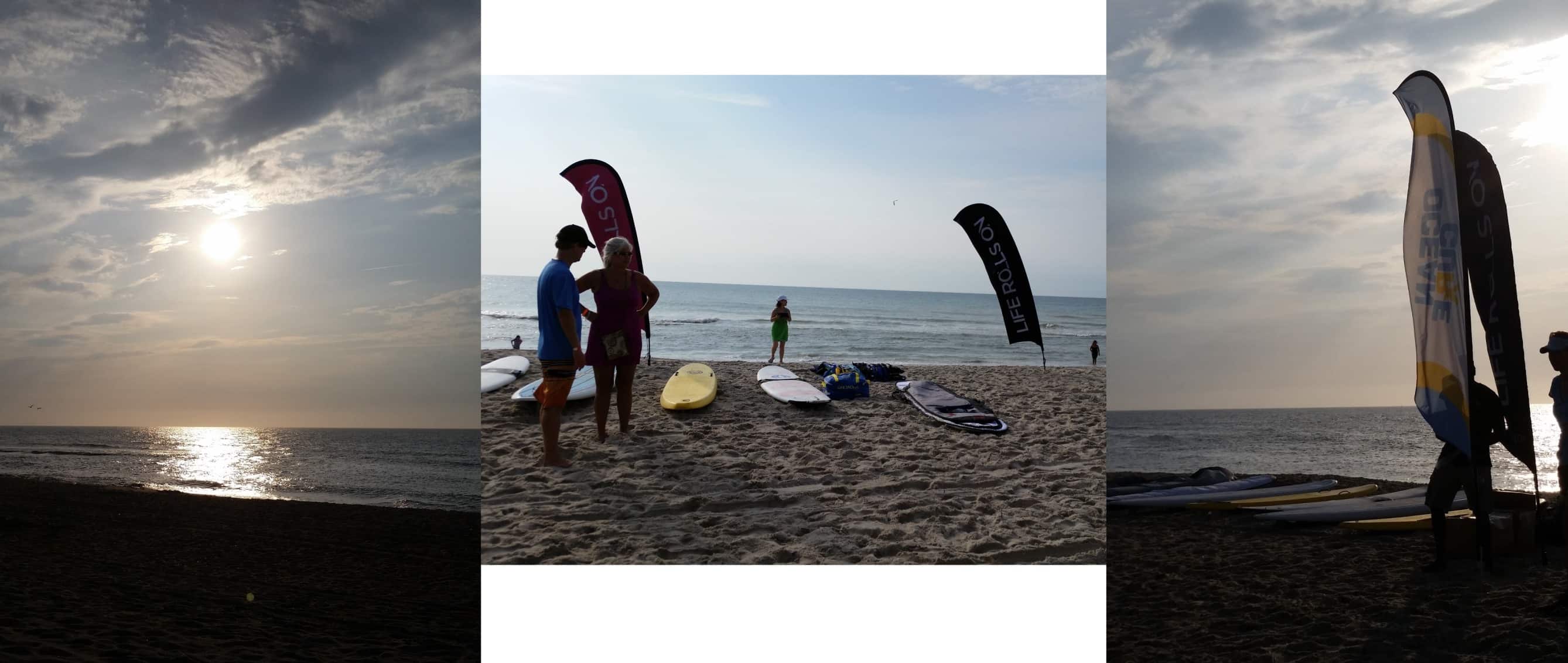 The day started bright and early volunteers and surfers began arriving at sunrise!