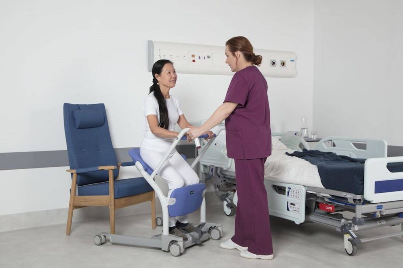 nurse and patient