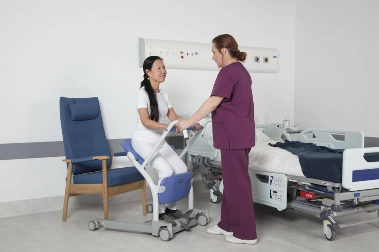 nurse and patient