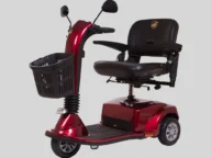3-wheel golden technologies power scooter.