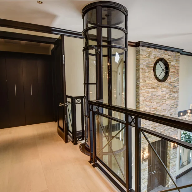 PVE home elevator upstairs.