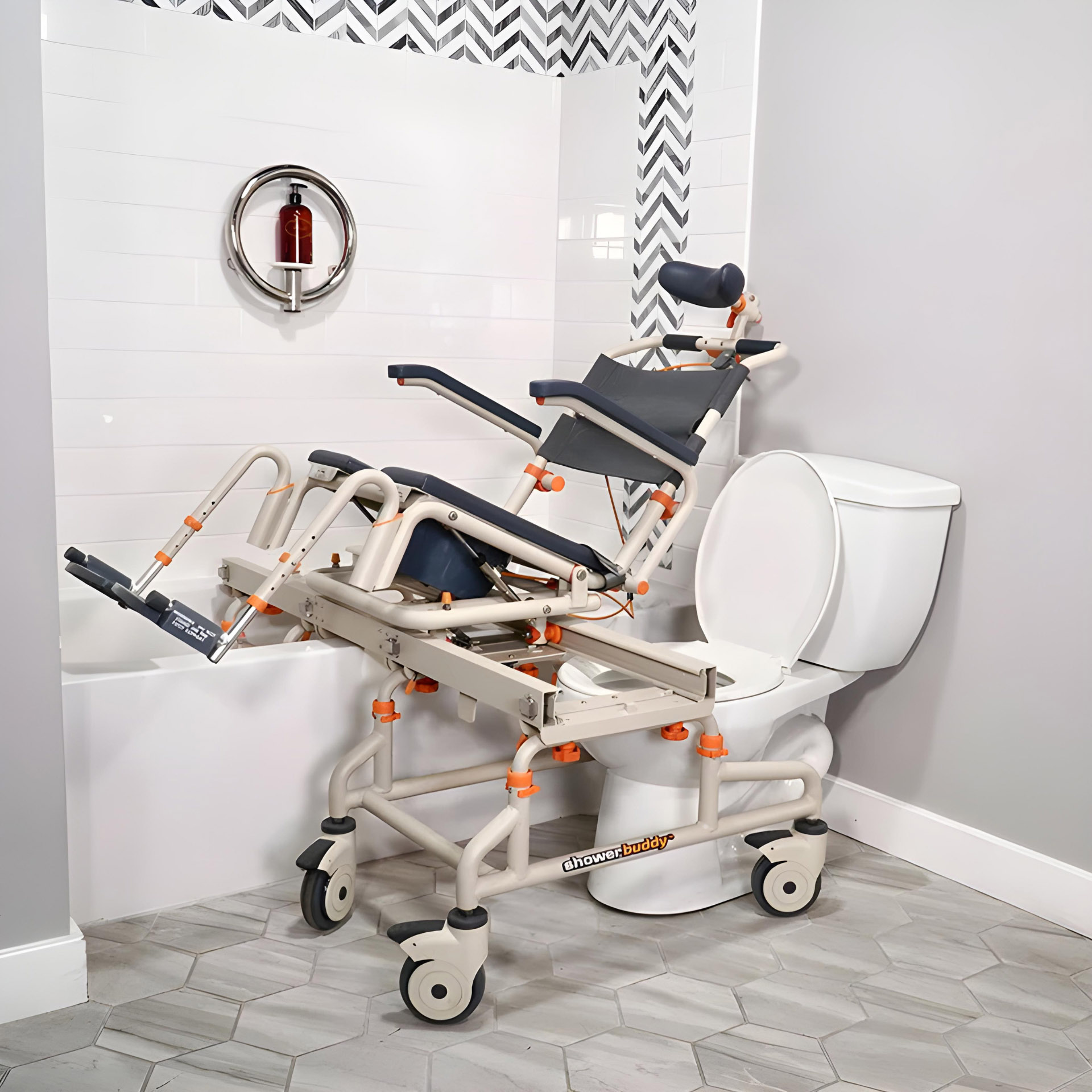 TubBuddy Tilt SB2T Comfortable Shower Transfer System 101 Mobility
