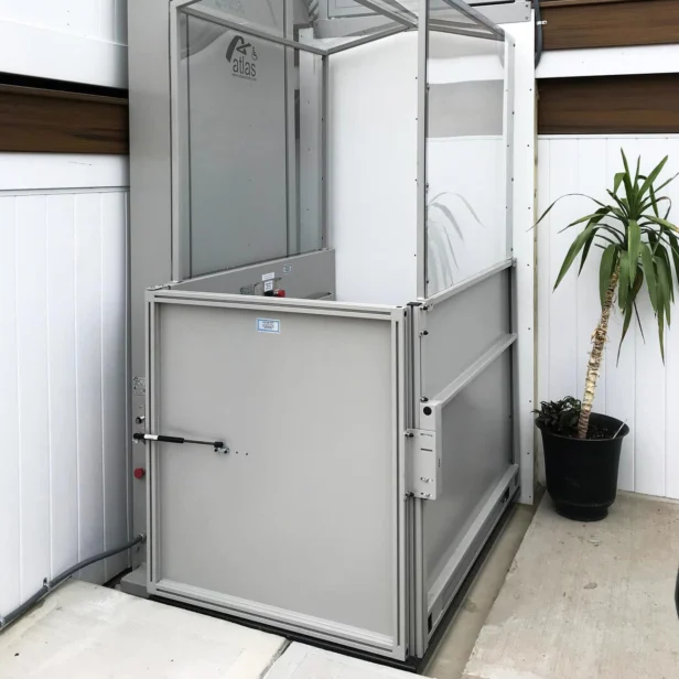 Atlas Vista Vertical Platform Lift outodors.