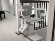 Bruno Elan Straight Rail Stairlift.