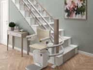 Handicare 4000 curved stairlift.