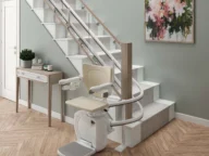 Handicare 4000 curved stairlift.