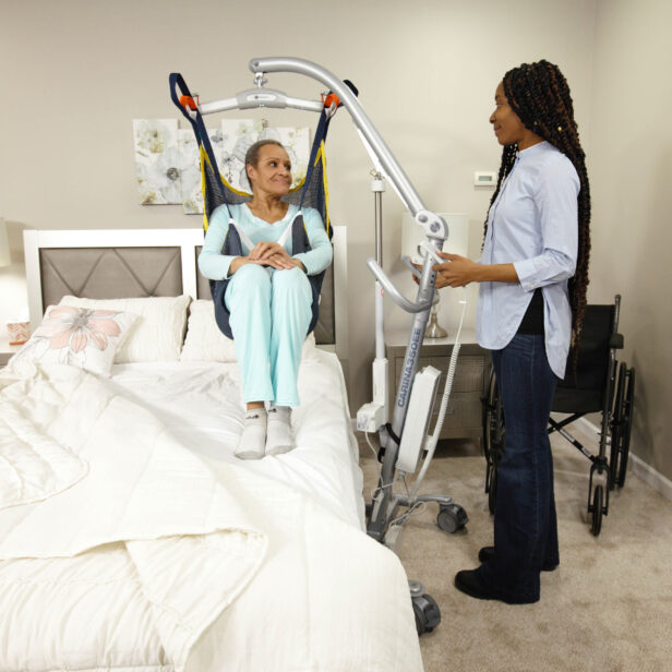 handicare acrina 350 portable patient lift.