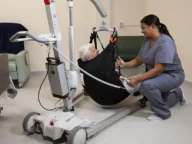 handicare evadrive patient lift floor.