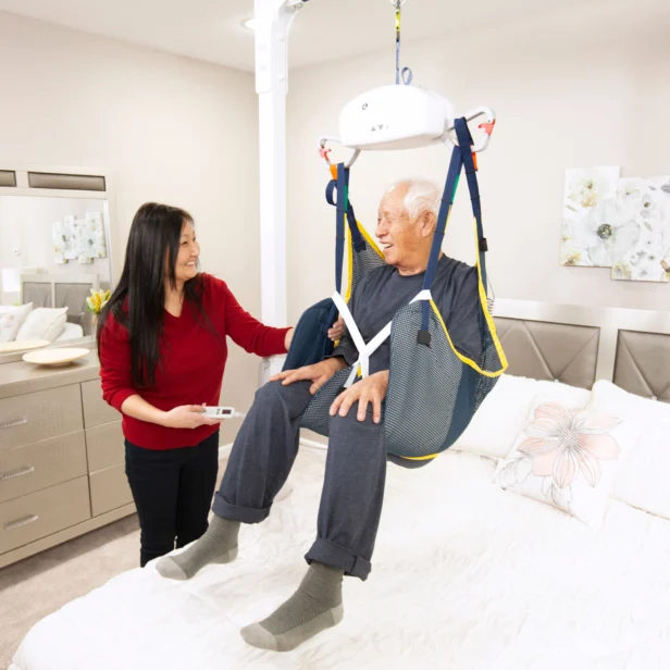 handicare overhead patient lift.