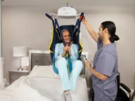 handicare overhead patient lift.