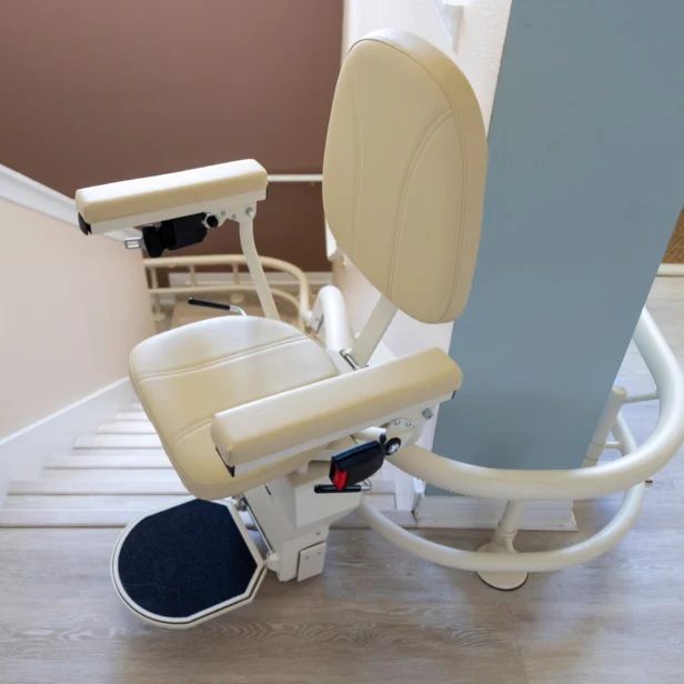 harmar helix curved stairlift.