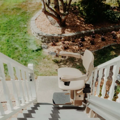 outdoor stair lift.