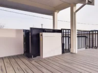 RAM Trus-T-Lift Vertical Platform Lift upstairs.