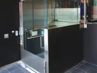 savaria v-1504 prestige vertical platform lift.