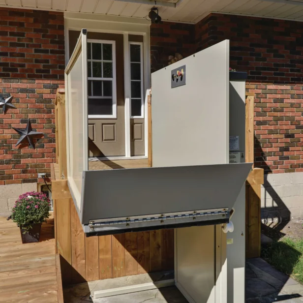 Savaria Multilift Vertical Platform Lift up.