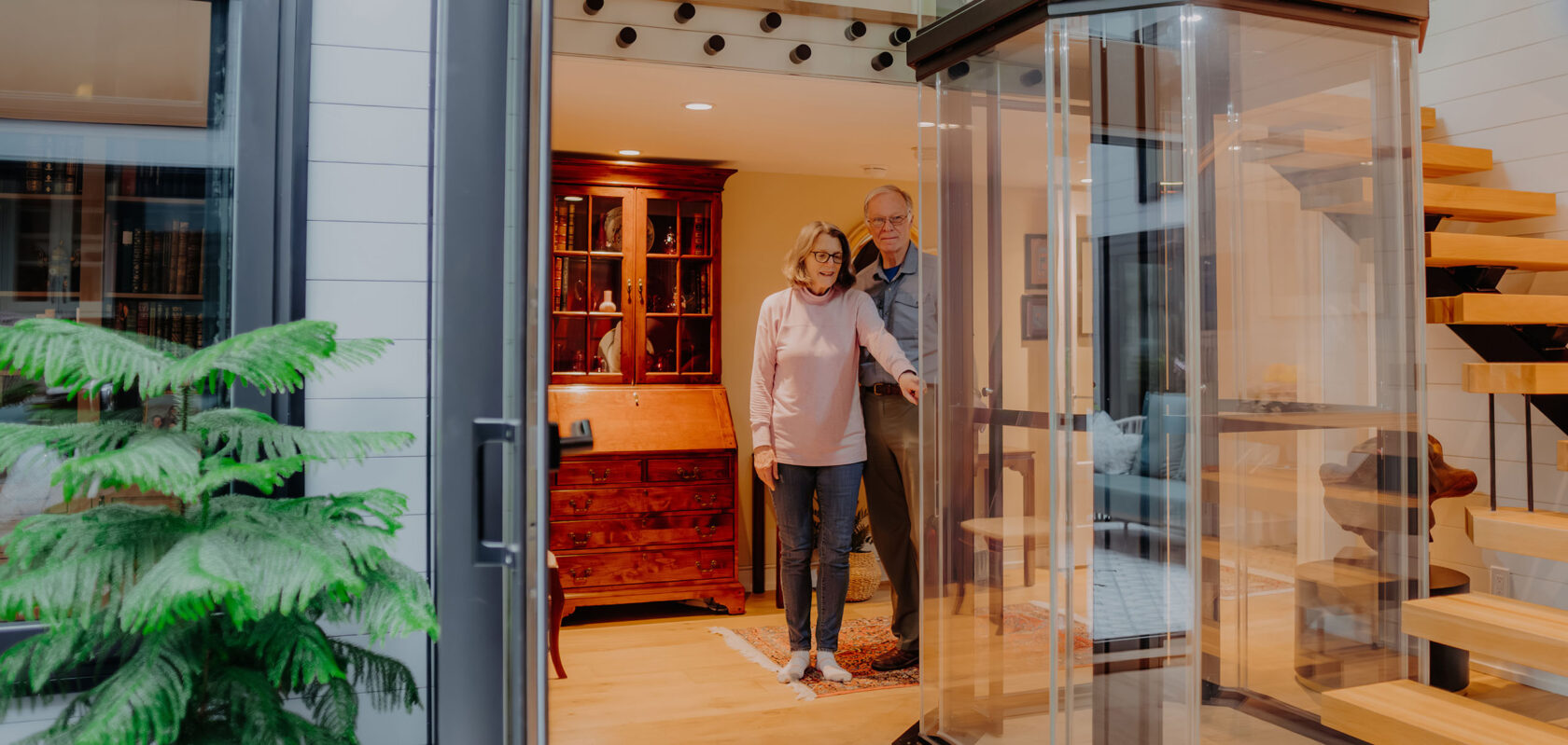 a home elevator.