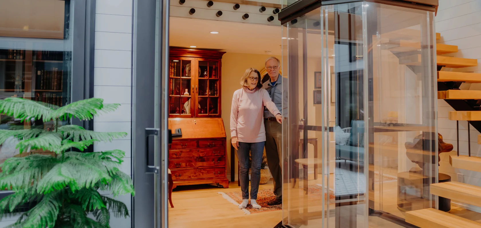 a home elevator.