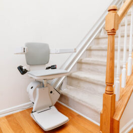 Bruno elan straight stairlift.
