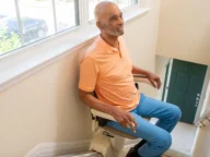 a person using a harmar sl600.