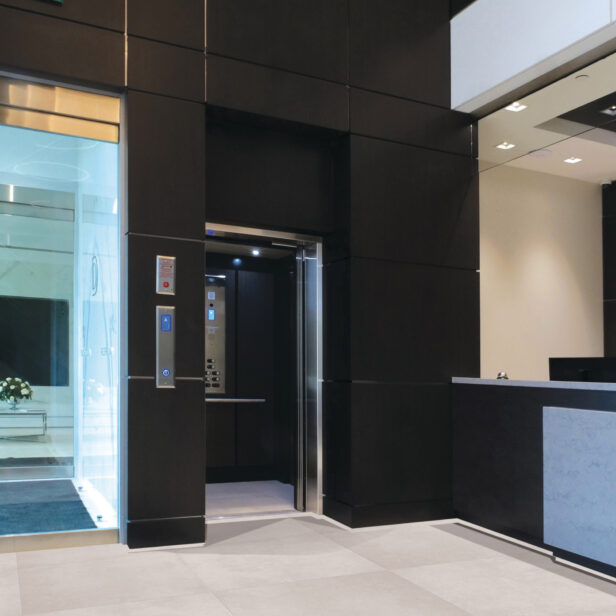 commercial savaria orion elevator.