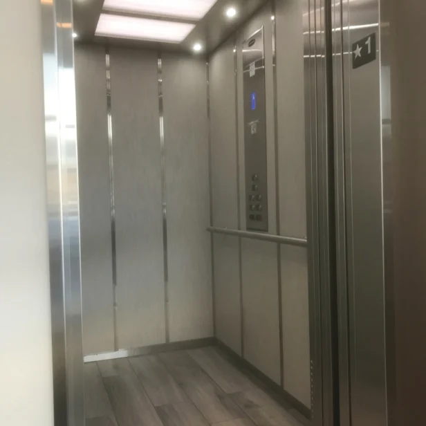 commercial savaria orion elevator interior.