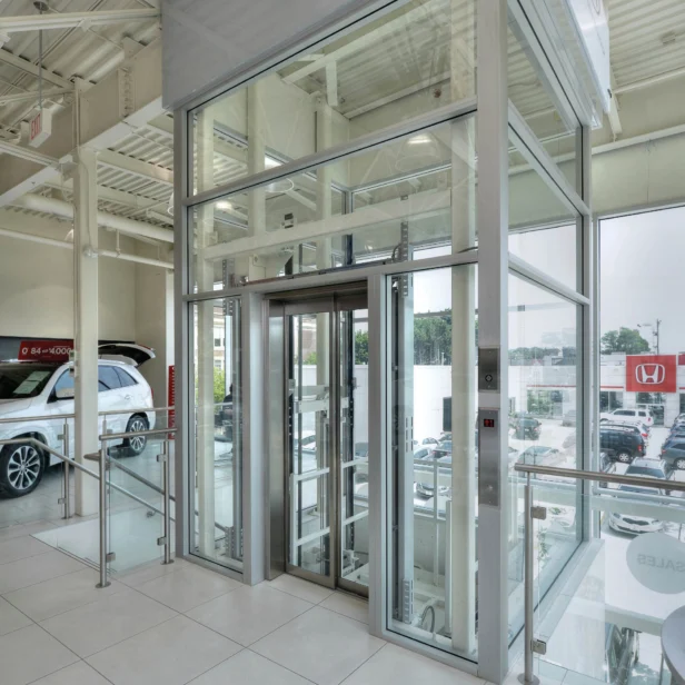 commercial savaria orion elevator.