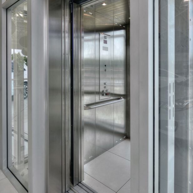 commercial savaria orion elevator.
