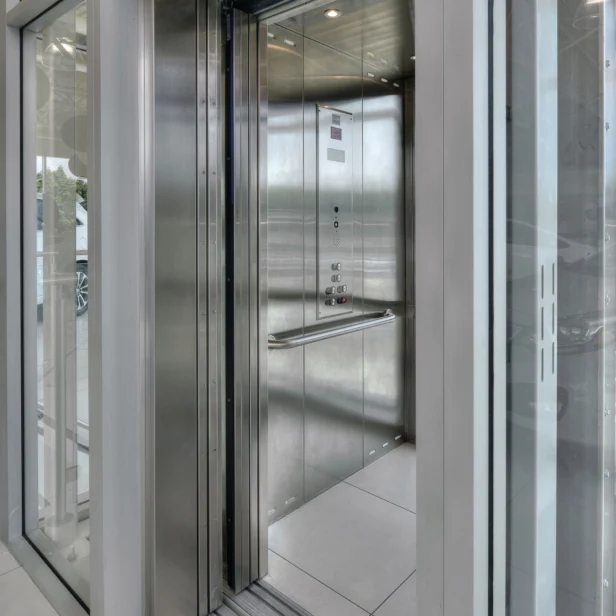 commercial savaria orion elevator.
