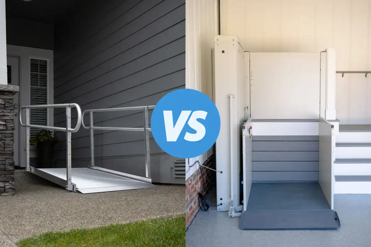 comparing wheelchair ramps and platform lifts for pros and cons